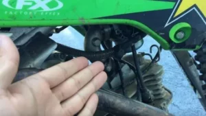 dirt bike leak gas