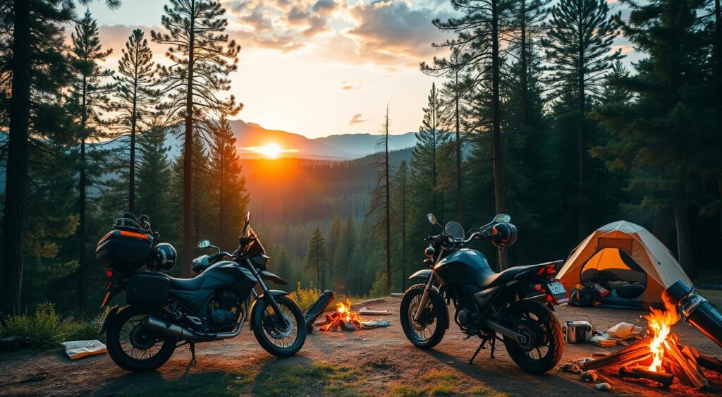 Adrenaline-fueled camping trips