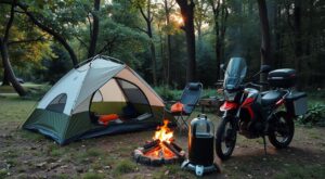 budget-friendly motorcycle camping ideas