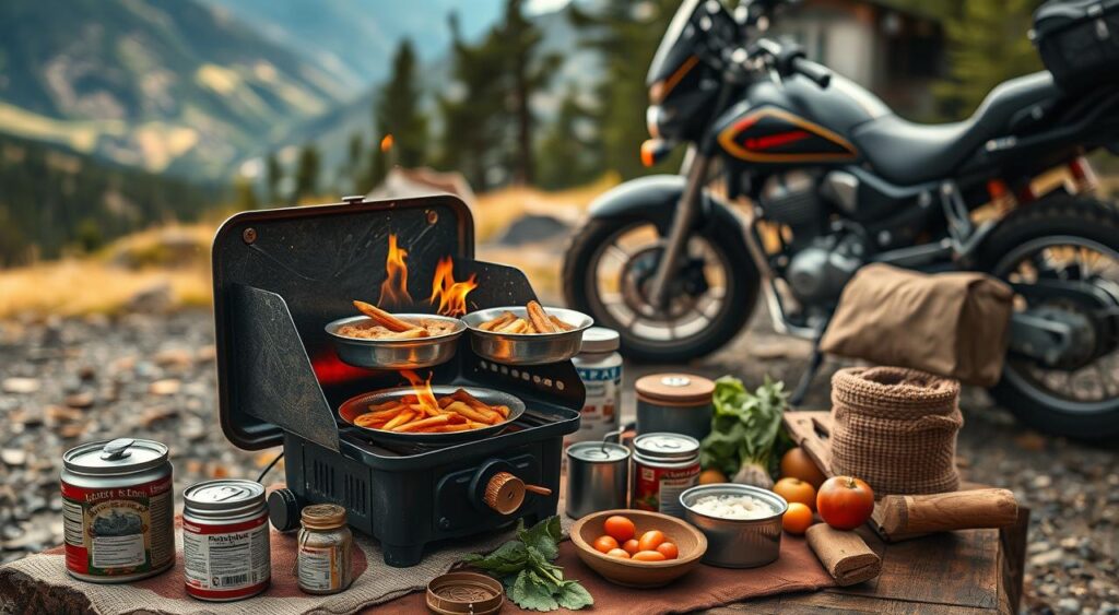 cost-effective motorcycle camping meals