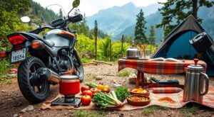 food and cooking tips for motorcycle camping