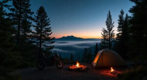 how to find hidden gems for motorcycle camping