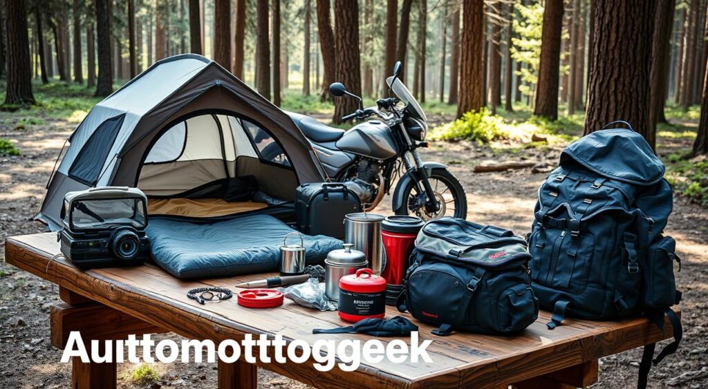 motorcycle camping accessories