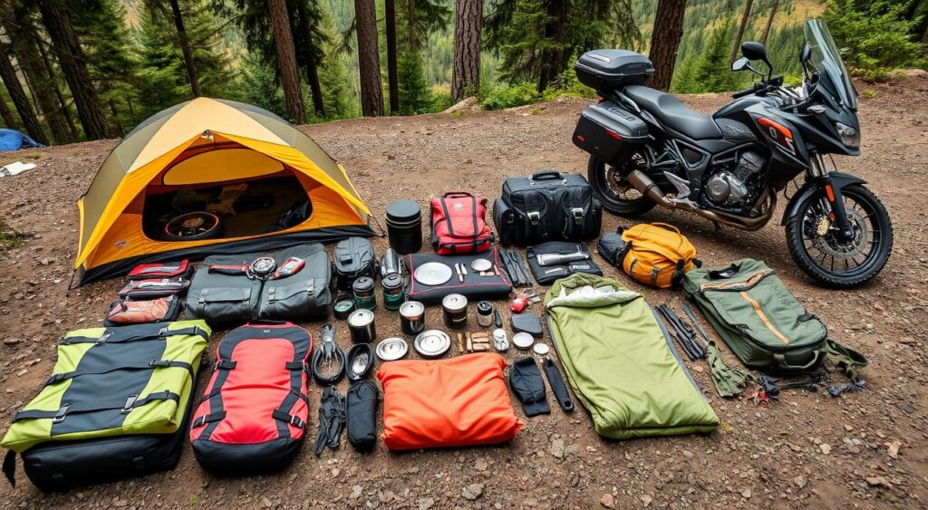 organized motorcycle adventure gear