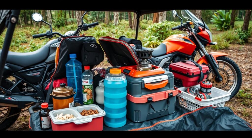 planning food and water storage for camping nutrition