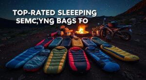 top-rated sleeping bags for motorcycle camping