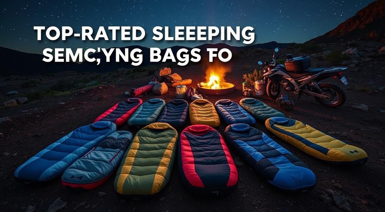 top-rated sleeping bags for motorcycle camping